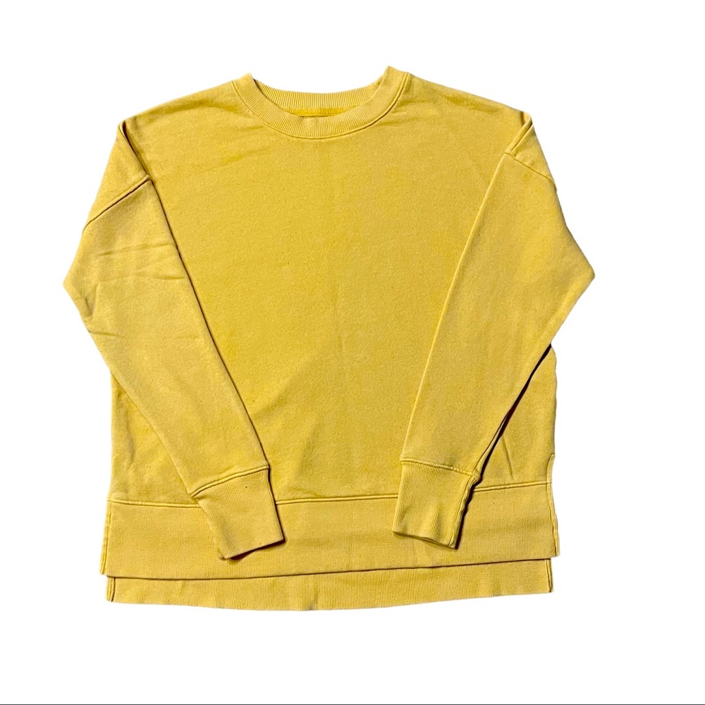 Time and Tru Yellow Long Sleeve Tunic - Picture 2 of 4